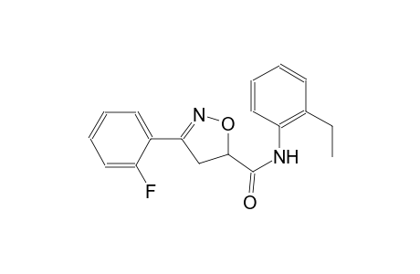 5-isoxazolecarboxamide, N-(2-ethylphenyl)-3-(2-fluorophenyl)-4,5-dihydro-