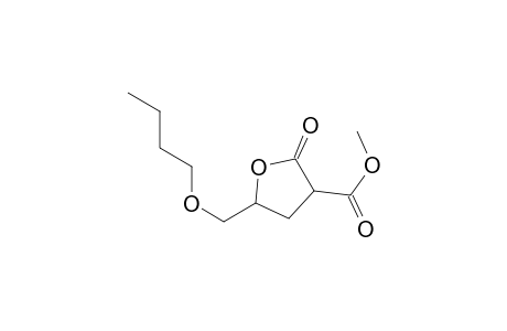 3-Furancarboxylic acid, 5-(butoxymethyl)tetrahydro-2-oxo-, methyl ester