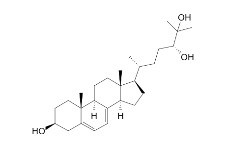 (3R,6R)-6-[(3S,9S,10R,13R,14R,17R)-10,13-dimethyl-3-oxidanyl-2,3,4,9,11,12,14,15,16,17-decahydro-1H-cyclopenta[a]phenanthren-17-yl]-2-methyl-heptane-2,3-diol