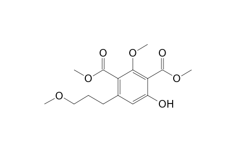 3-Methoxy-2,4-dimethoxycarbonyl-5-(methoxypropyl)phenol