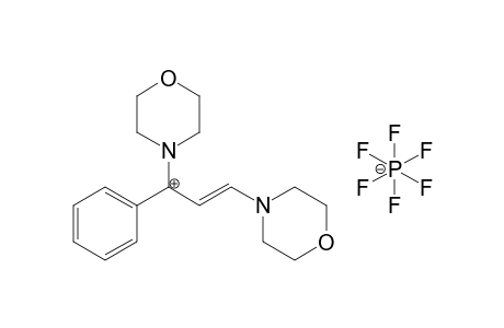1,3-Di-4-morpholinyl-1-phenyl-2-propenylium hexafluorophosphate