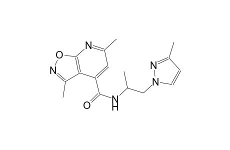 isoxazolo[5,4-b]pyridine-4-carboxamide, 3,6-dimethyl-N-[1-methyl-2-(3-methyl-1H-pyrazol-1-yl)ethyl]-
