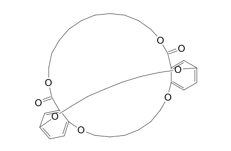 3,20-(Epoxyhexanoxy)-5H,18H-dibenzo[c,m][1,5,12,16]tetraoxacyclohexa cosin-5,18-dione, 7,8,9,10,11,12,13,14,15,16,24,25,26,27,28,29-hexadecahydro-