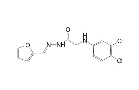 2-(3,4-dichloroanilino)-N'-[(E)-2-furylmethylidene]acetohydrazide