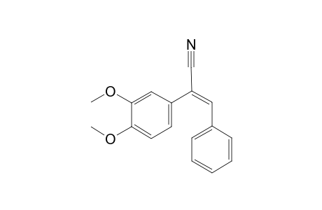 2-(3,4-Dimethoxyphenyl)-3-phenyl-2-propenenitrile