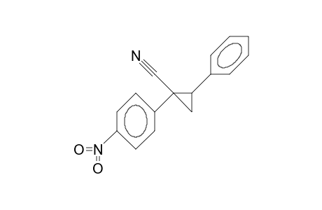 1-Cyano-1-(4-nitro-phenyl)-2-phenyl-cyclopropane