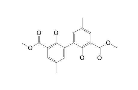 Dimethyl 2,2'-dihydroxy-5,5'-dimethylbiphenyl-3,3'-dicarboxylate