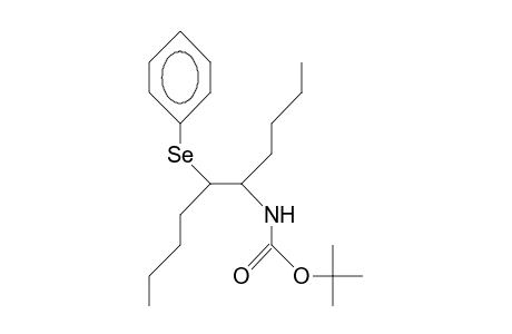 erythro-(1-Butyl-2-phenylseleno-hexyl)-carbamic acid, tert-butyl ester