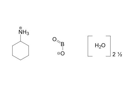 cyclohexylamine, compound with borate, hydrated