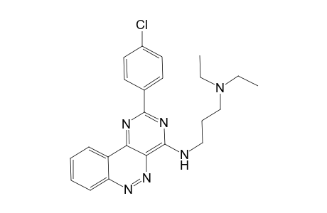 N-[(2-(4-Chlorophenyl)pyrimido[5,4-c]cinnolin-4-yl]-N',N'-diethylpropane-1,3-diamine