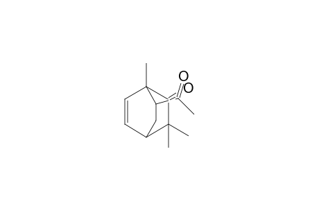 (1S*,4S*,7S*)-1,3,3-Trimethyl-7-acetylbicyclo[2.2.2]oct-5-en-2-one