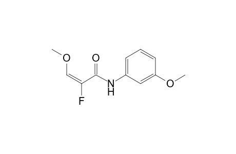 (E)-2-Fluoro-3,3'-dimethoxyprop-2-enanilide