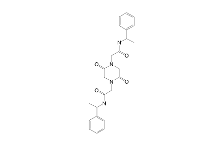1,6-DI-alpha-METHYLBENZYL-CARBOXAMIDOMETHYL-2,5-PIPERAZINE-DIONE