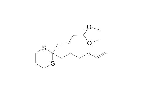 2-[3-(2-hex-5-enyl-1,3-dithian-2-yl)propyl]-1,3-dioxolane