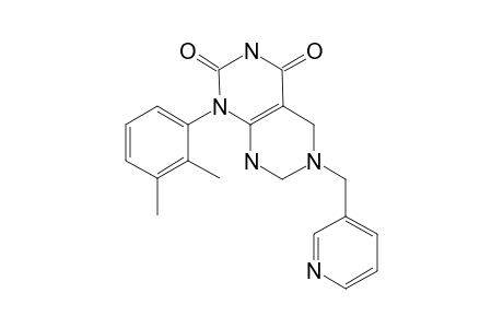 1-(2,3-dimethylphenyl)-6-(pyridin-3-ylmethyl)-1H,2H,3H,4H,5H,6H,7H,8H-[1,3]diazino[4,5-d]pyrimidine-2,4-dione