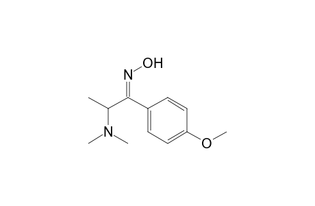 1-Propanone, 2-(dimethylamino)-1-(4-methoxyphenyl)-, oxime, (E)-
