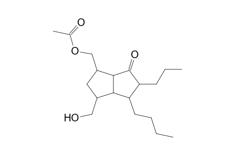 [4-Hydroxymethyl-2-propyl-3-butyl-1-oxooctahydropentalen-6-yl]methyl acetate