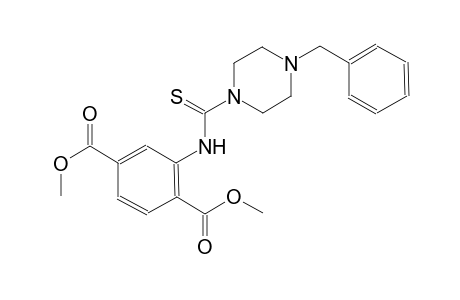 1,4-benzenedicarboxylic acid, 2-[[[4-(phenylmethyl)-1-piperazinyl]carbonothioyl]amino]-, dimethyl ester