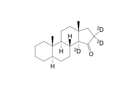 5.alpha.-androstan-15-one-14.alpha.,16,16-D3