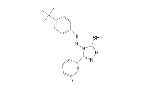 4-{[(E)-(4-tert-butylphenyl)methylidene]amino}-5-(3-methylphenyl)-4H-1,2,4-triazole-3-thiol
