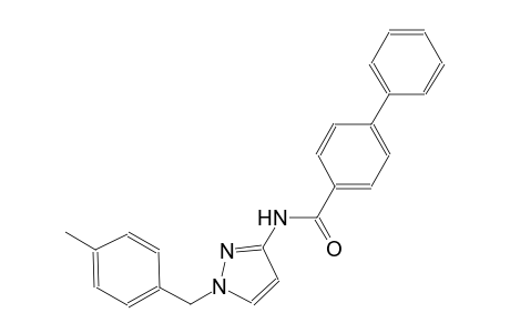 N-[1-(4-methylbenzyl)-1H-pyrazol-3-yl][1,1'-biphenyl]-4-carboxamide
