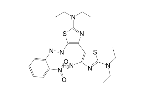 4-Amino-2-(diethylamino)-5-{2-(diethylamino)-5-(2-nitrophenylazo)thiazol-4-yl}thiazole