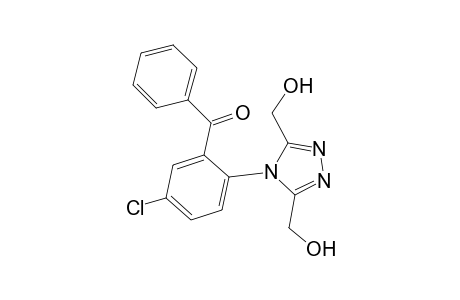 [2-[3,5-bis(hydroxymethyl)-1,2,4-triazol-4-yl]-5-chloranyl-phenyl]-phenyl-methanone