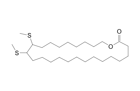 15,16-di(methylsulfanyl)tetracosan-24-olide