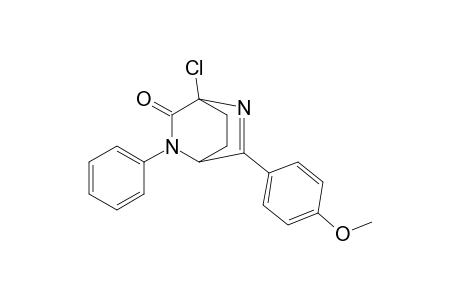 6-(4-Methoxyphenyl)-4-chloro2-phenyl-2,5-diazabicyclo[2.2.2]oct-5-en-3-one