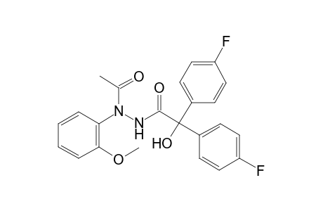 N'-acetyl-2,2-bis(4-fluorophenyl)-2-hydroxy-N'-(2-methoxyphenyl)acetohydrazide