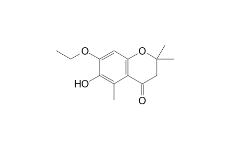 7-Ethoxy-6-hydroxy-2,2,5-trimethyl-4-chromanone