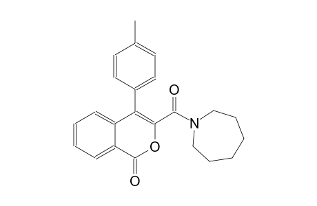 1H-2-benzopyran-1-one, 3-[(hexahydro-1H-azepin-1-yl)carbonyl]-4-(4-methylphenyl)-
