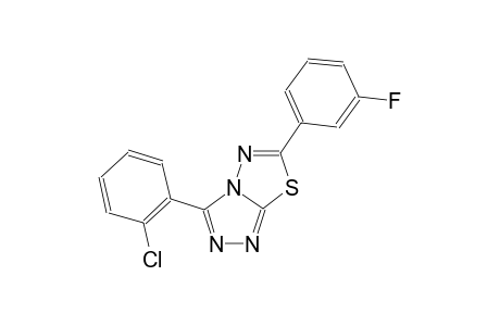 [1,2,4]triazolo[3,4-b][1,3,4]thiadiazole, 3-(2-chlorophenyl)-6-(3-fluorophenyl)-