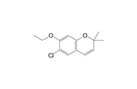 6-Chloranyl-7-ethoxy-2,2-dimethyl-chromene