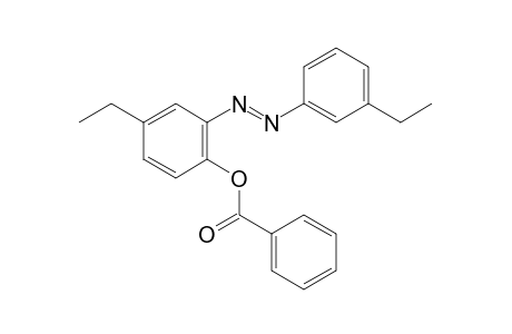 (E)-4-Ethyl-2-[(3-ethylphenyl)diazenyl]phenyl Benzoate