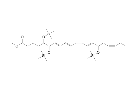 Methyl 5,6,15-tri(trimethylsiloxy)eicosan-7(E), 9(E),11(Z),13(E),17(Z)-pentaenoate