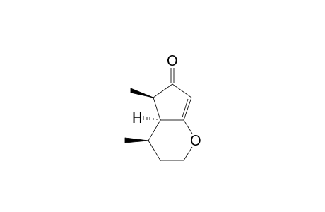 trans,trans-5,7-Dimethyl-2-oxabicyclo[4.3.0]non-9-en-8-one