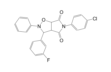 5-(4-chlorophenyl)-3-(3-fluorophenyl)-2-phenyldihydro-2H-pyrrolo[3,4-d]isoxazole-4,6(3H,5H)-dione