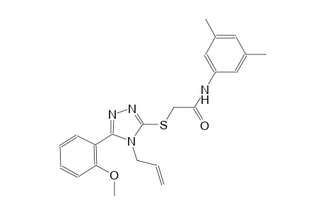 2-{[4-allyl-5-(2-methoxyphenyl)-4H-1,2,4-triazol-3-yl]sulfanyl}-N-(3,5-dimethylphenyl)acetamide