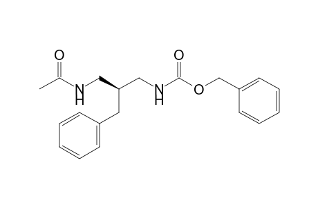 (S)-2-Benzyl-N-acetyl-N'-(benzyloxycarbonyl)-1,3-propanediamine