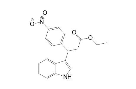 Ethyl .beta.-(4-nitrophenyl)-1H-indole-3-propionate