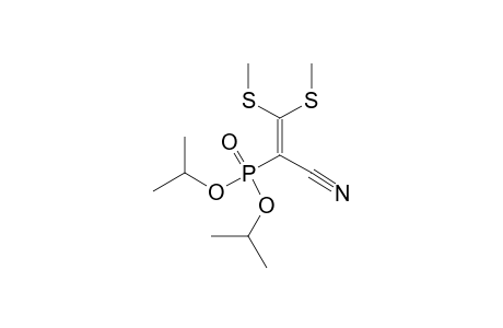DIISOPROPYL-(1-CYANO-2,2-BISMETHYLSULFANYLVINYL)-PHOSPHATE