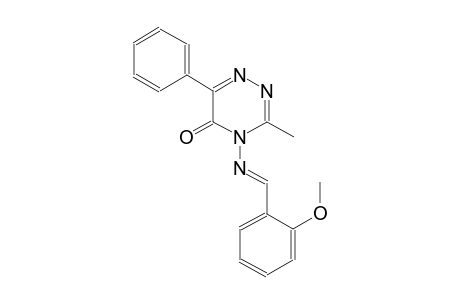 4-[(2-Methoxy-benzylidene)-amino]-3-methyl-6-phenyl-4H-[1,2,4]triazin-5-one