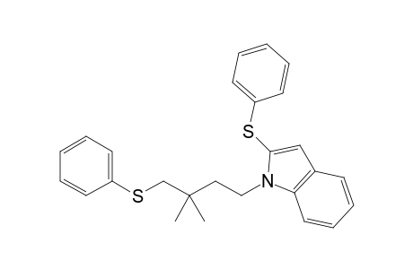 1-(3,3-dimethyl-4-phenylsulfanyl-butyl)-2-phenylsulfanyl-indole