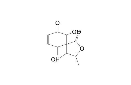 2-Oxa-spiro[4.5]dec-8-ene-1,7-dione, 4,6-dihydroxy-3,10-dimethyl-