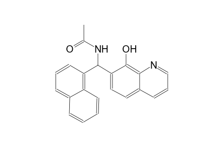 acetamide, N-[(8-hydroxy-7-quinolinyl)-1-naphthalenylmethyl]-