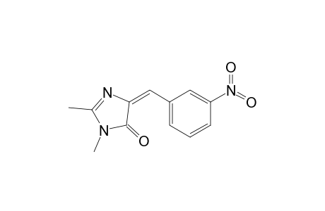1,2-Dimethyl-4-(3-nitrobenzylidene)imidazolin-5-one
