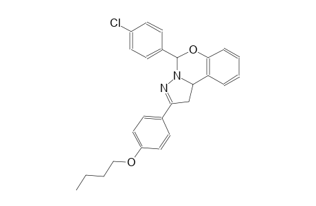 2-(4-butoxyphenyl)-5-(4-chlorophenyl)-1,10b-dihydropyrazolo[1,5-c][1,3]benzoxazine