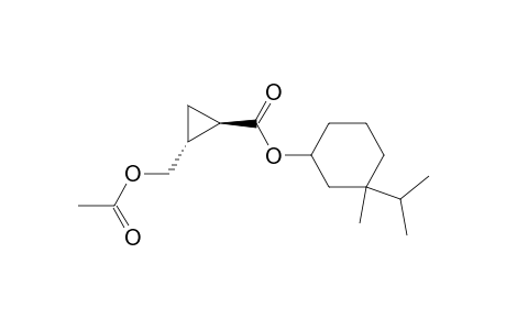 1-Menthyl (trans)-2-(Acetoxymethyl)cyclopropane-1-carboxylate
