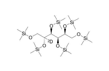 Hexakistrimethylsilyl glucitol-2-D1 ether